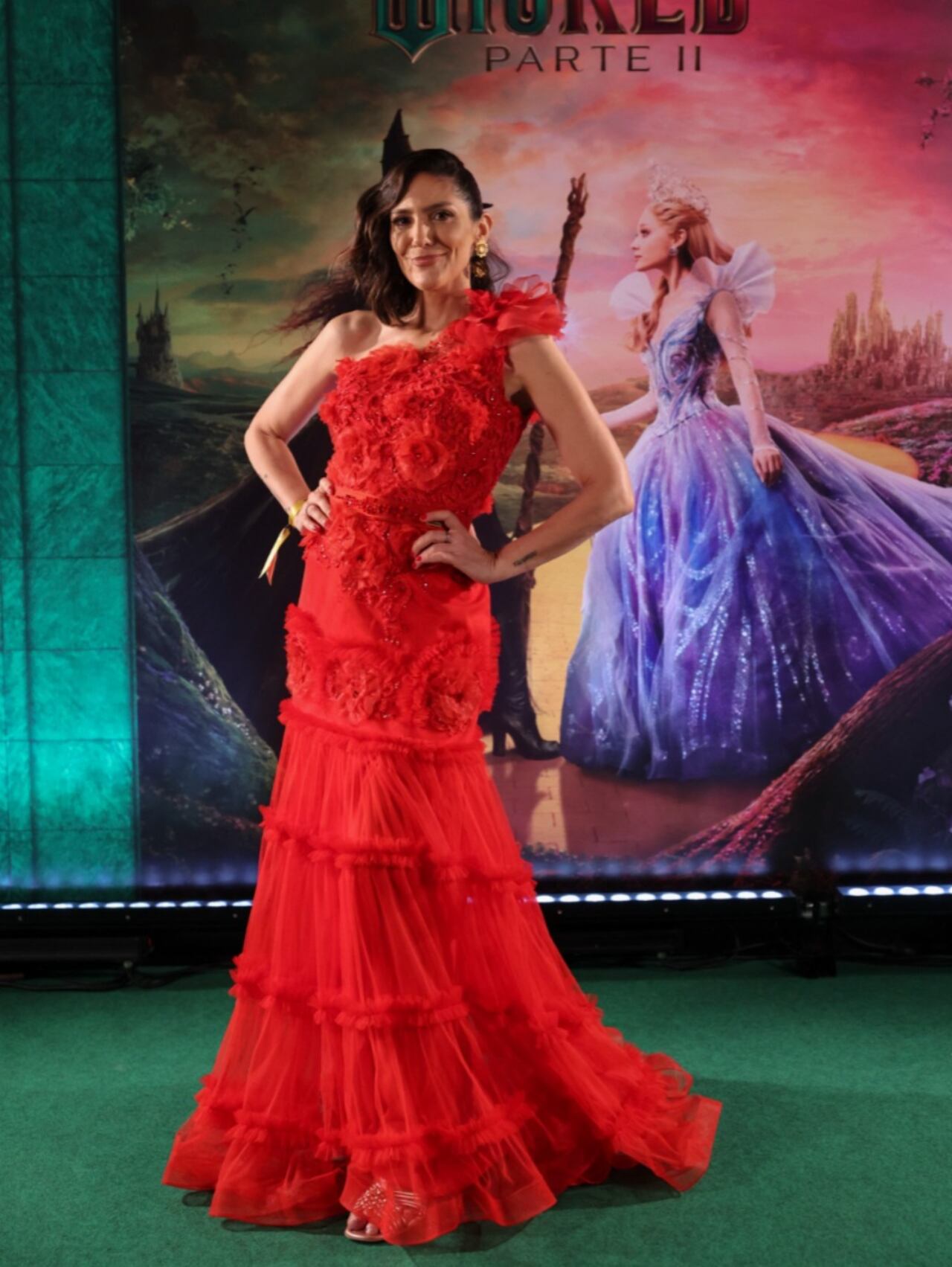 En noviembre del año pasado, además, fue invitada por Universal Pictures al avant premiere de “Wicked for Good” en Sao Paulo. Foto: Gentileza