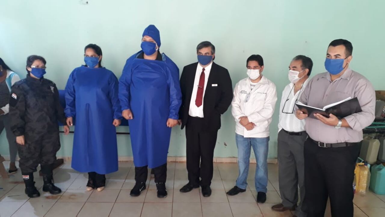 Los internos usaron máquinas prestadas por el SNPP. Foto: M. Justicia