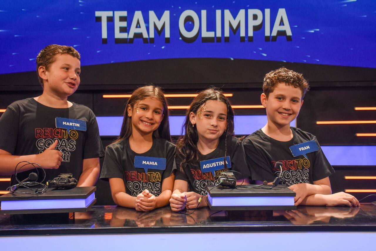 “Team Olimpia”, integrado por Martín, Mahia, Agustina y Fran. Foto: Gentileza