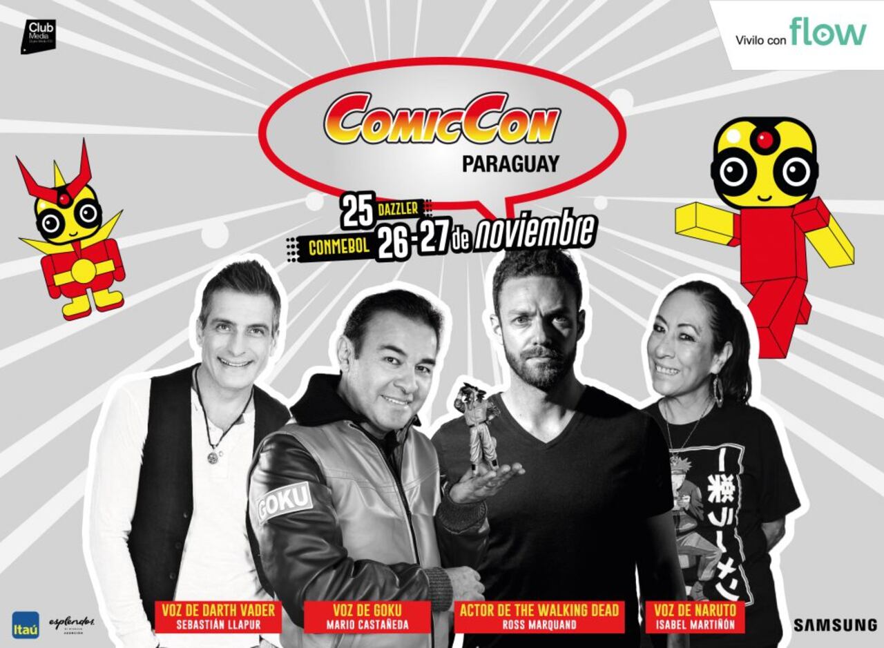 ¡ComicCon Paraguay arranca este fin de semana! Foto: Gentileza.