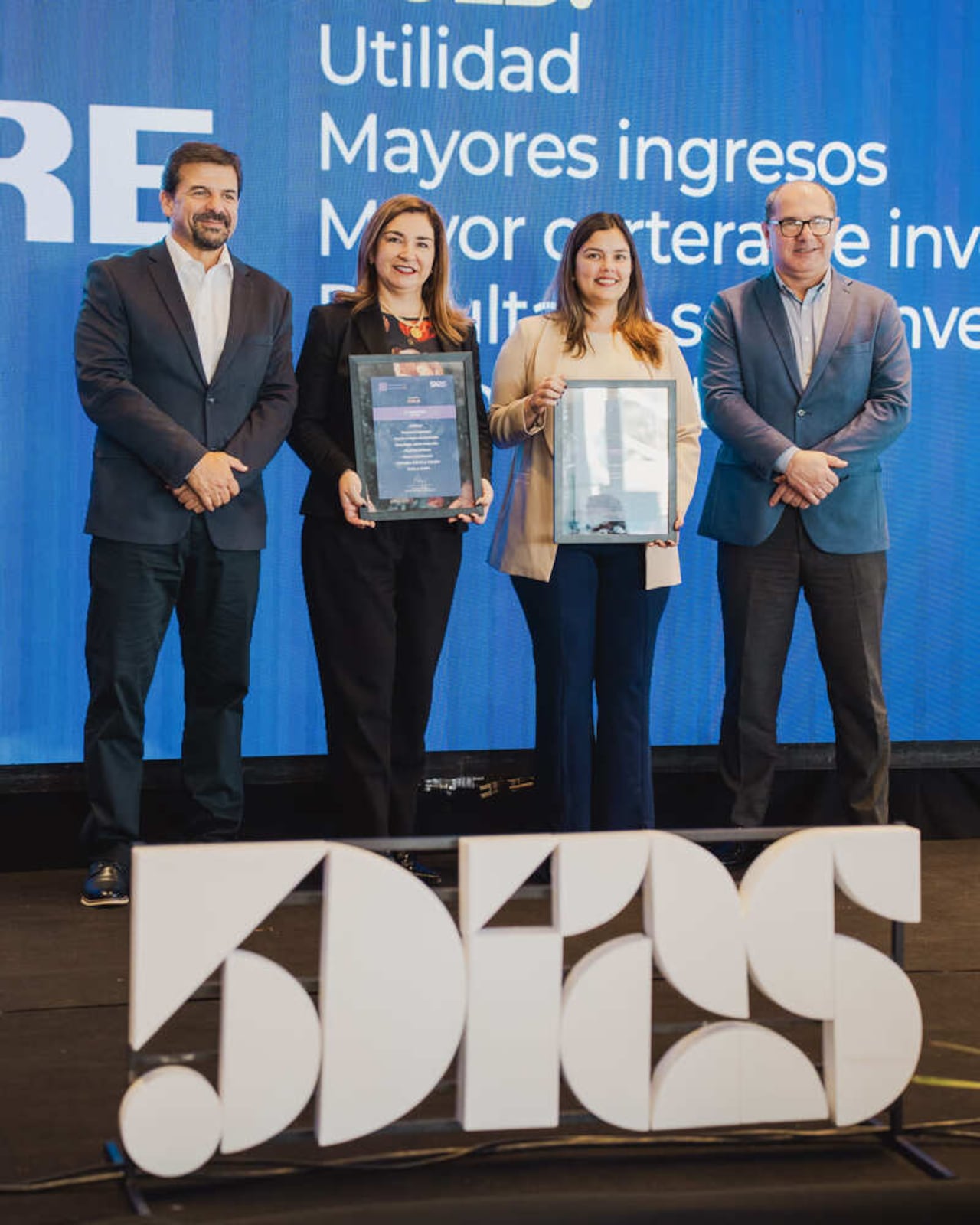 La aseguradora recibió el Premio Oro en las categorías. Foto: Gentileza