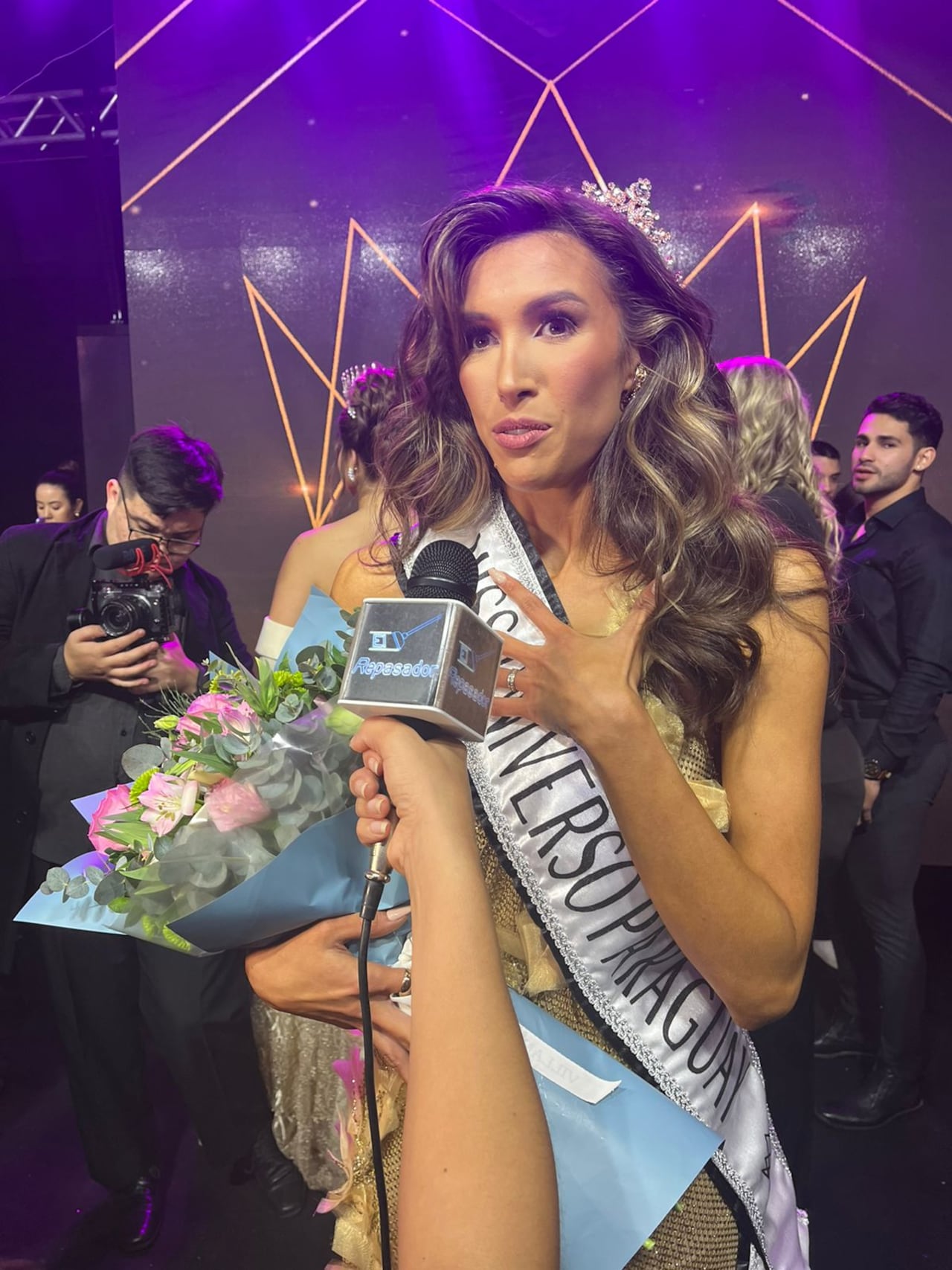 Leah Ashmore conquistó la corona de Miss Universo Paraguay.Foto: Gentileza.