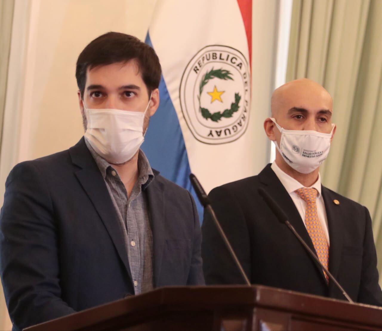 Senado pide renuncia de Mazzoleni, Rolón y Sequera. Foto: Presidencia de la República