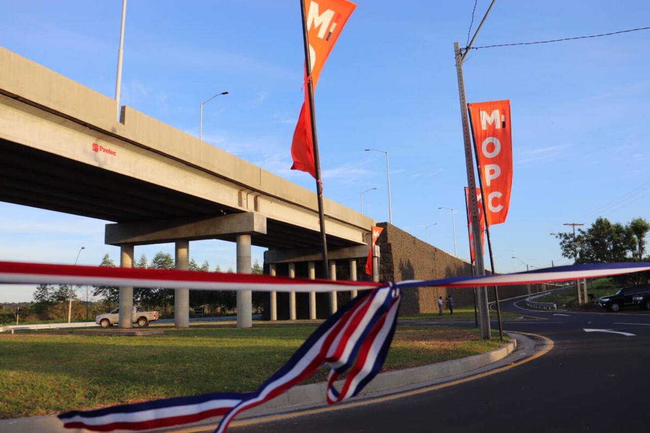 El primer viaducto de San Pedro fue inaugurado este martes por el Gobierno Nacional. Foto: @mopcparaguay