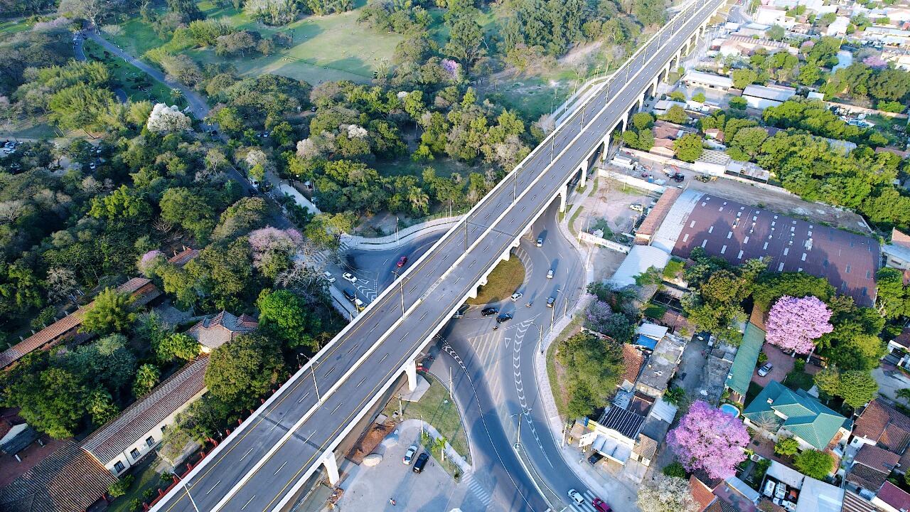 Habilitan Corredor Vial Botánico. Foto: MOPC.