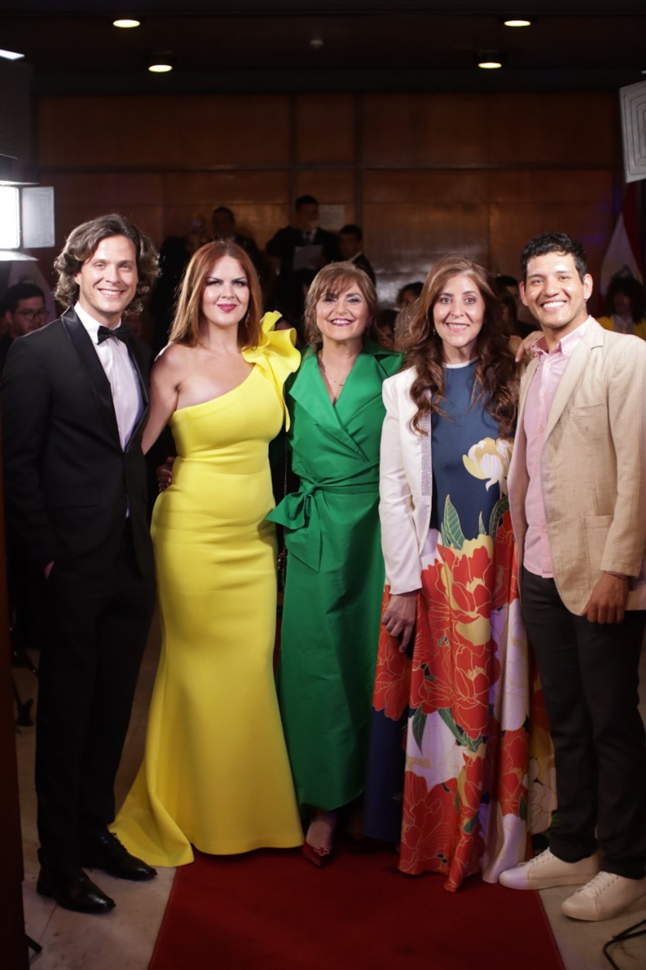 Mucho glamour en la ceremonia de premiación. Foto: Gentileza