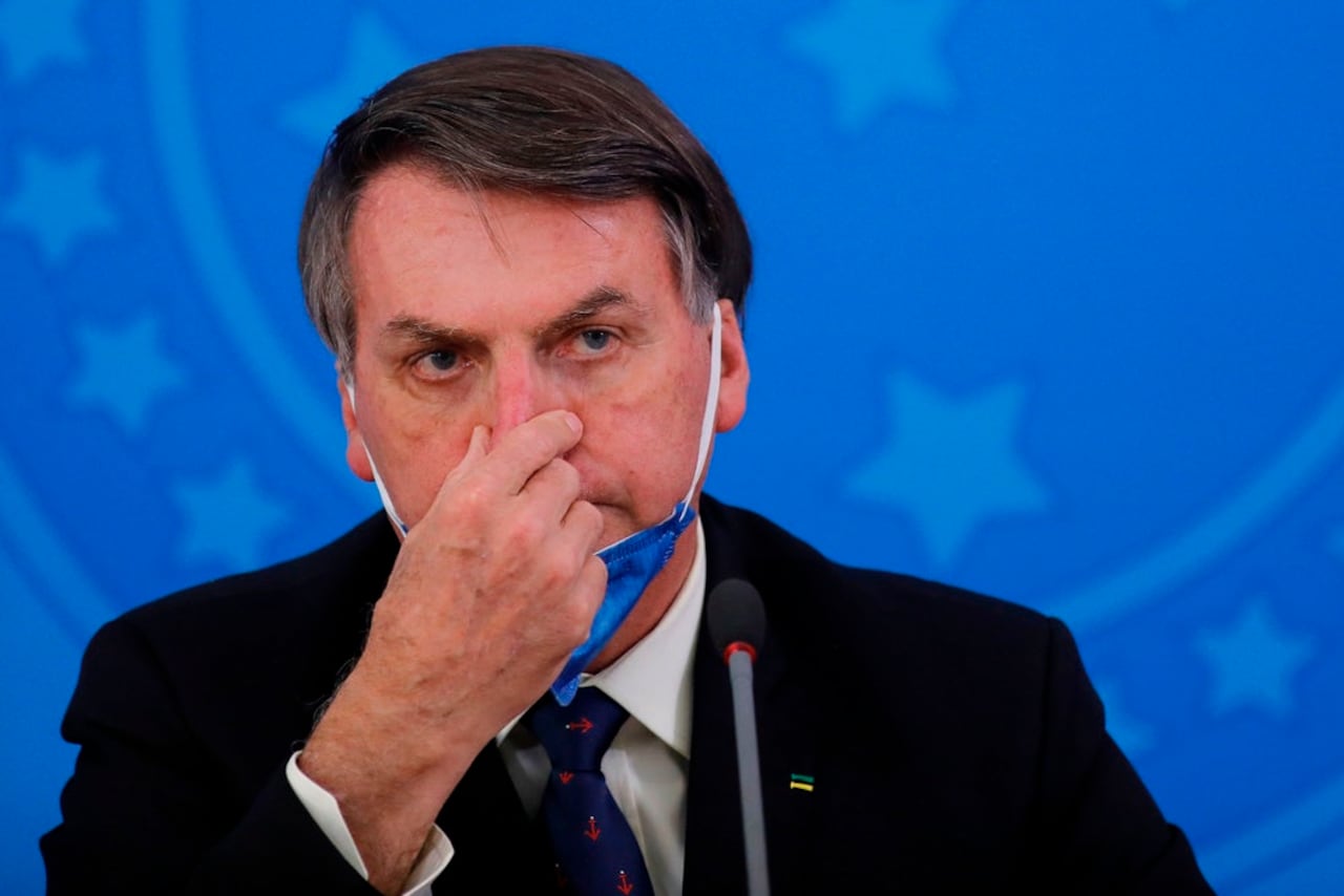 Bolsonaro sigue minimizando el alcance de la enfermedad. Foto: AFP/GettyImages