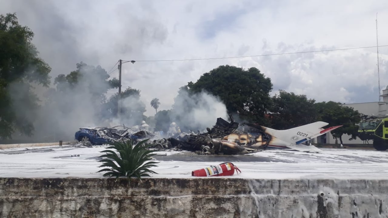 Accidente aéreo deja siete muertos y un herido. Foto: Gentileza