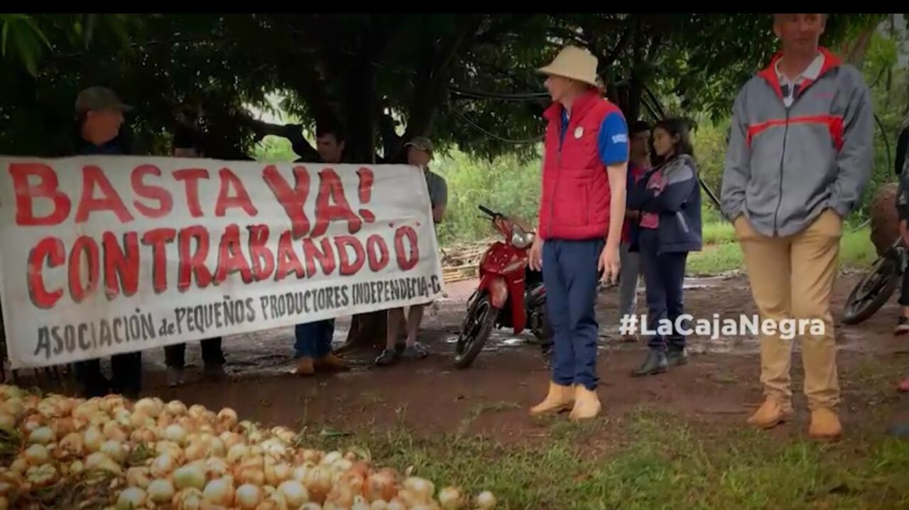Productores están hartos del contrabando y exigen respuestas al Gobierno. Foto: captura de video