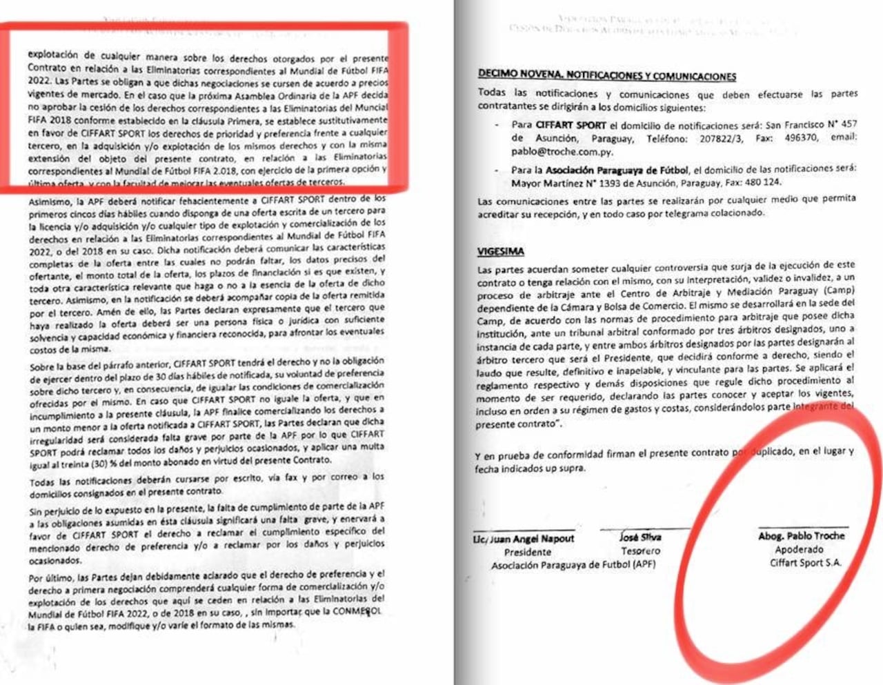 Empresa de Vierci, en el ojo de la justicia norteamericana por caso FIFAgate. Foto: Gentileza