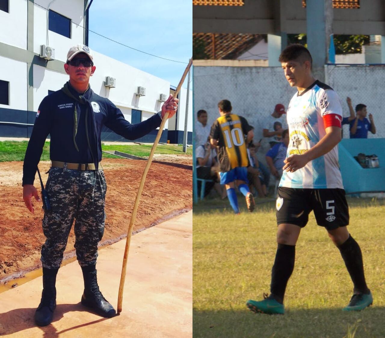 ¡Pasión por dos profesiones!: agente Lince debutará hoy en Copa Paraguay. Foto: Gentileza