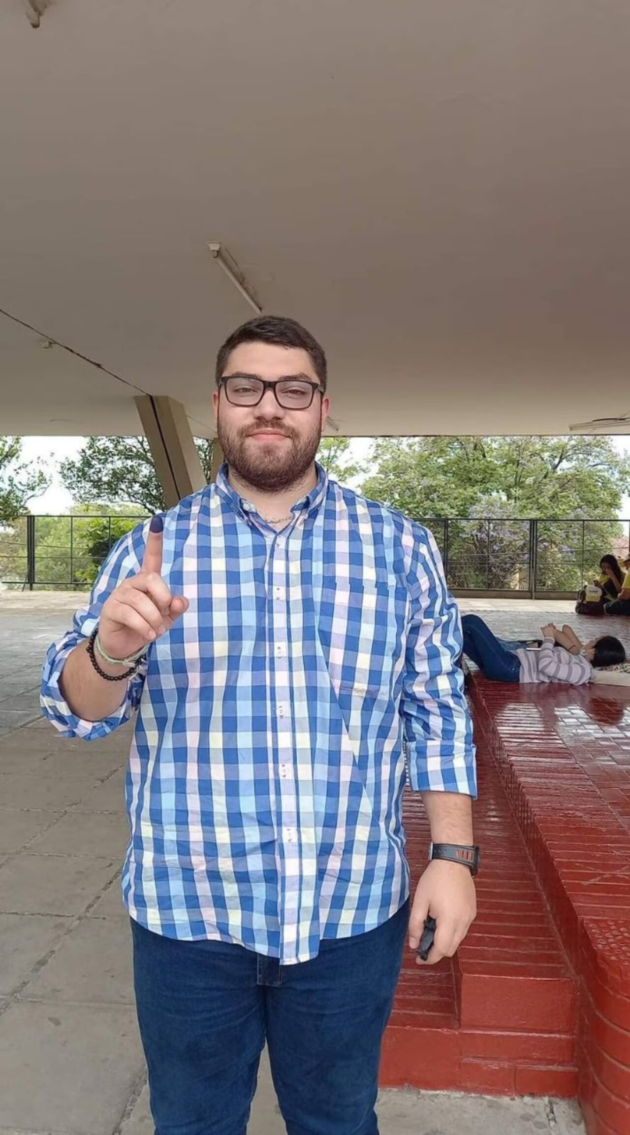 Bruno Mauricio Kiese, dirigente estudiantil, quien respondería al efrainísmo. Foto: Redes