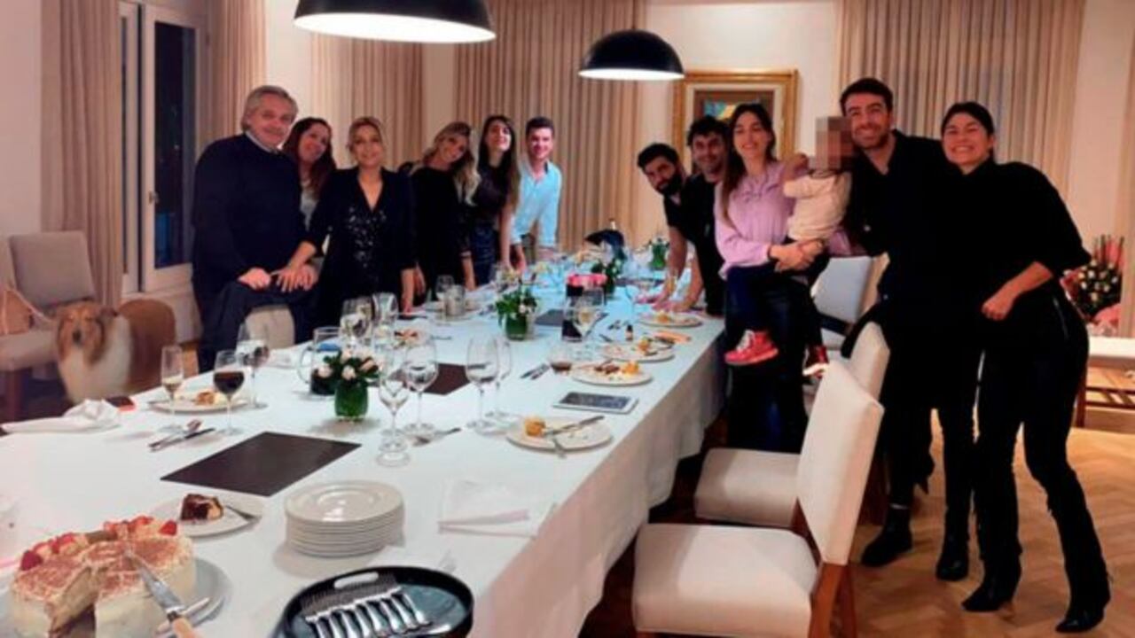 Festejo de cumpleaños en la Quinta de Olivo en julio de 2020. Foto: gentileza.