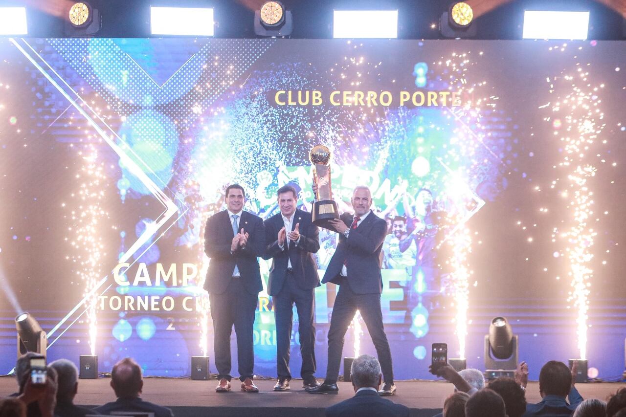 Club Cerro Porteño, campeón del Clausura. Foto: APF