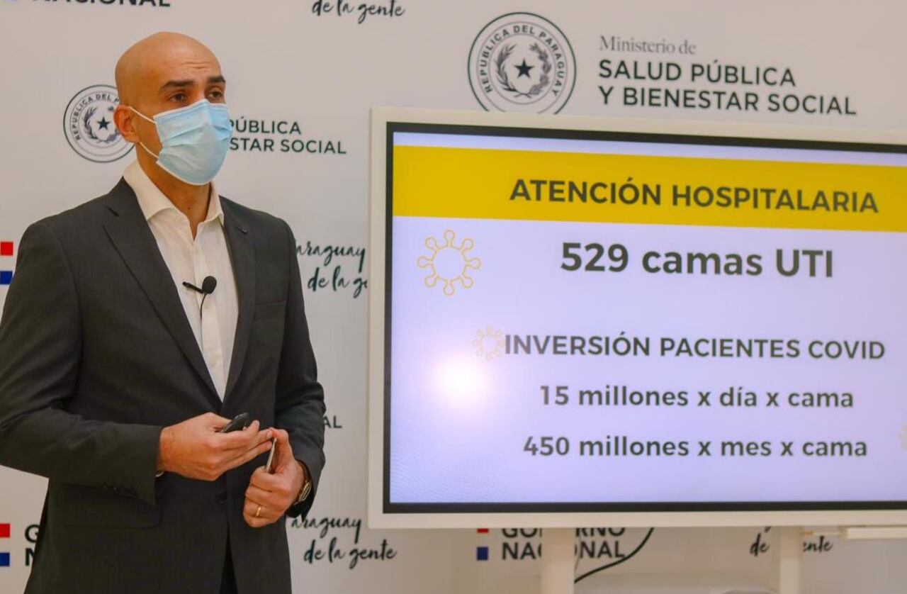 Julio Mazzoleni, ministro de Salud. Foto: Ministerio de Salud