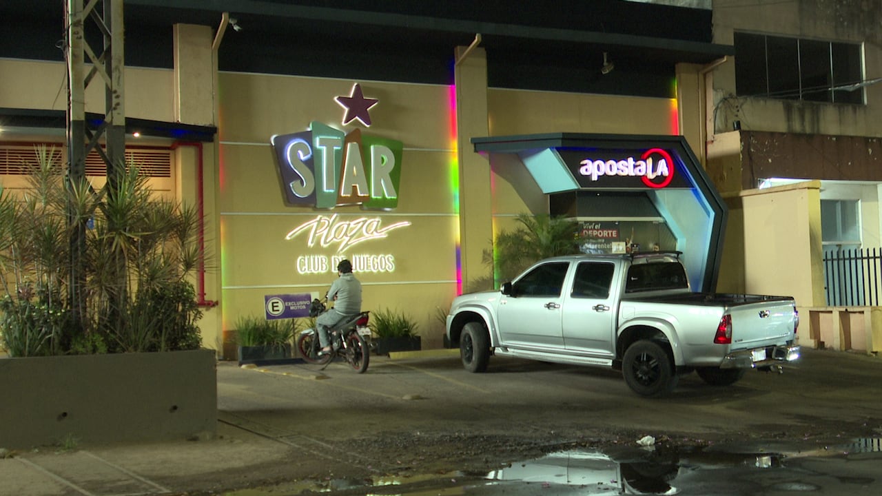 El casino aparentemente se encontraba operando a puertas cerradas.