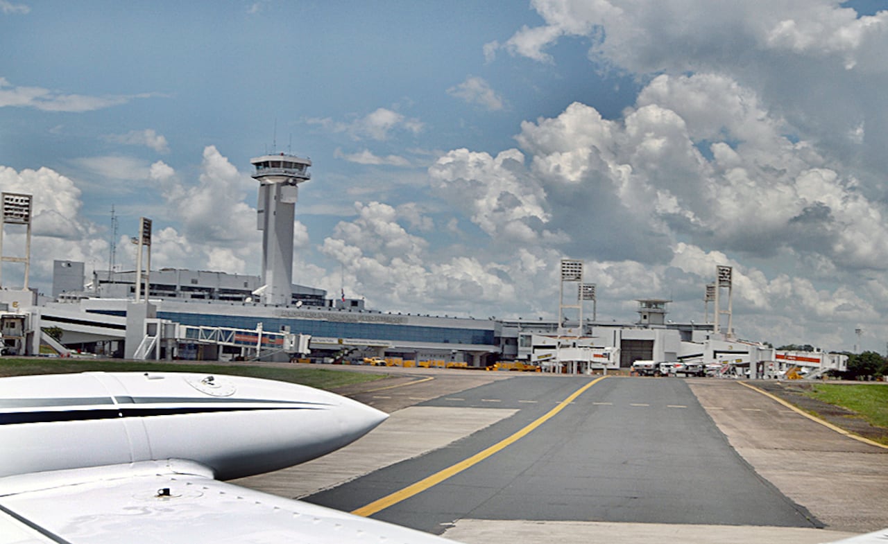 Pista de aterrizaje del aeropuerto Silvio Pettirossi. Foto: Agencia IP
