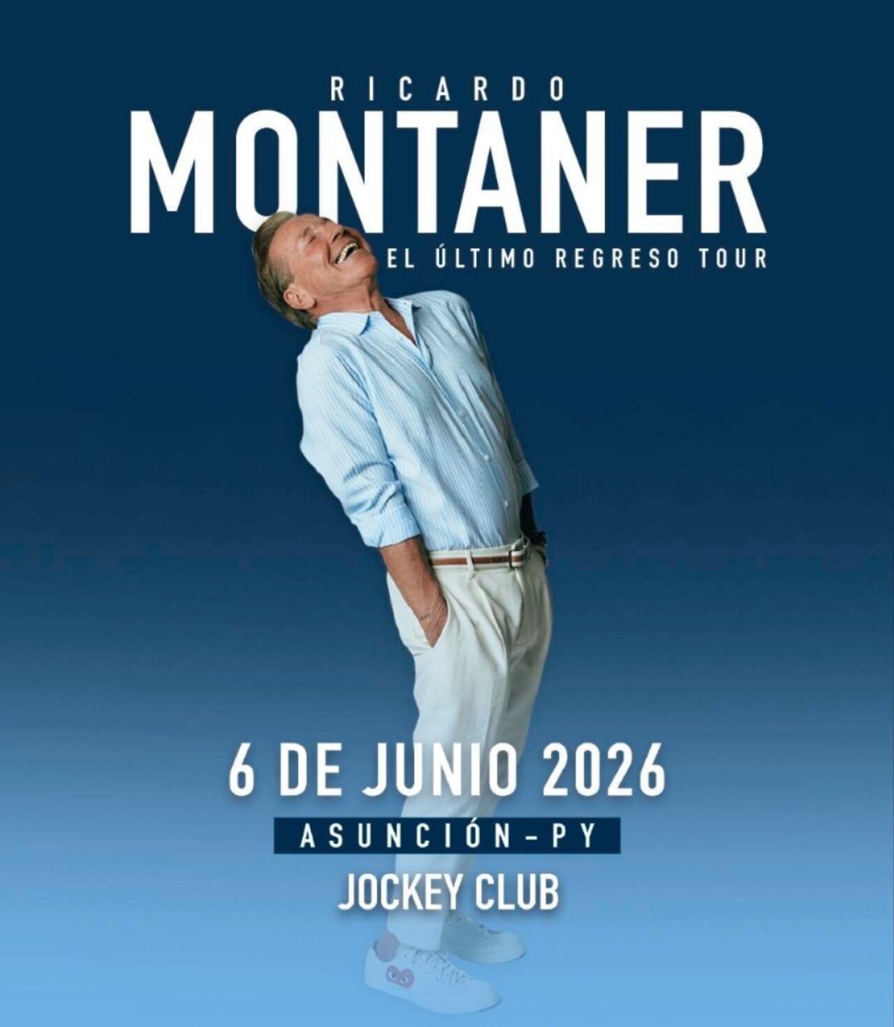 Ricardo Montaner regresa a Paraguay. Foto: gentileza