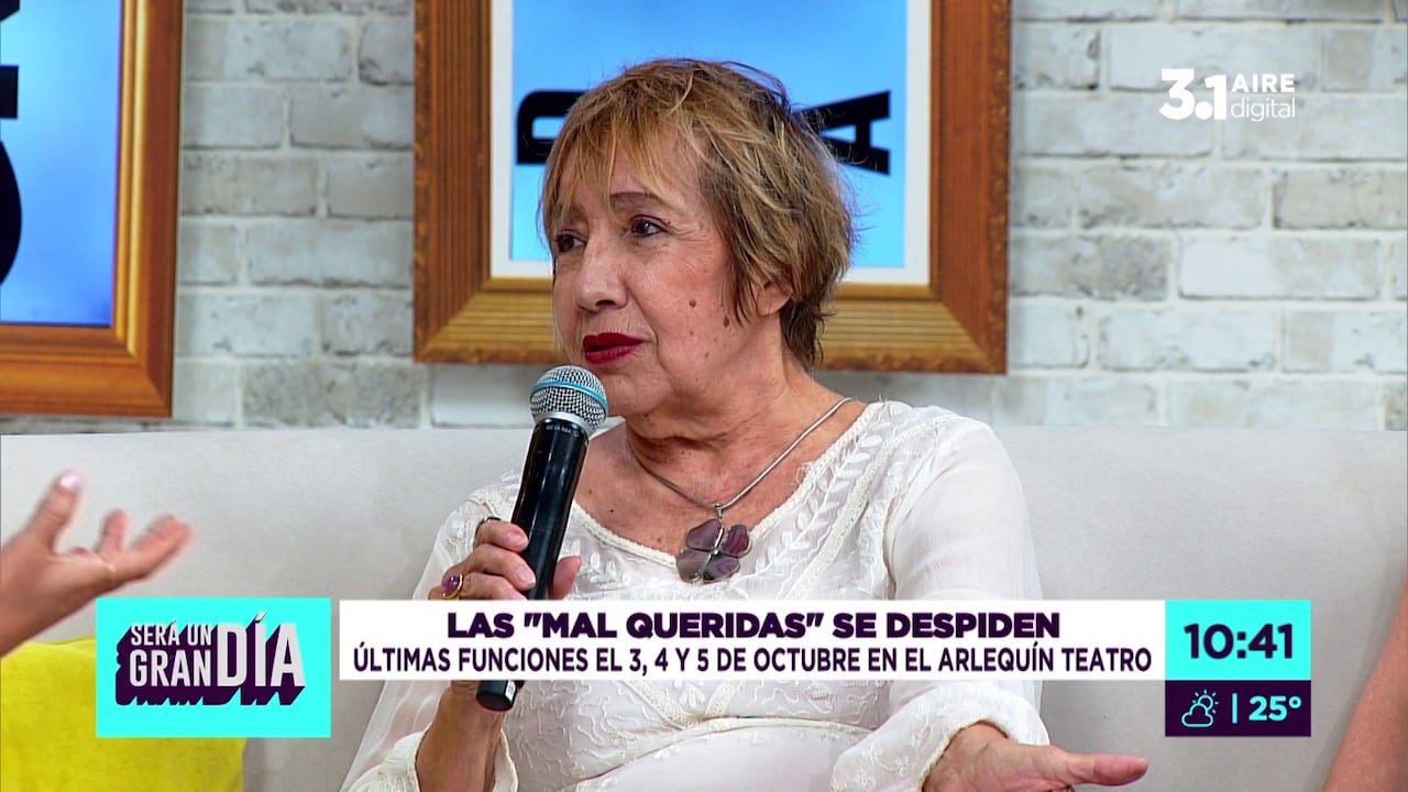 Margarita Irún, reconocida actriz. Foto: Captura de video