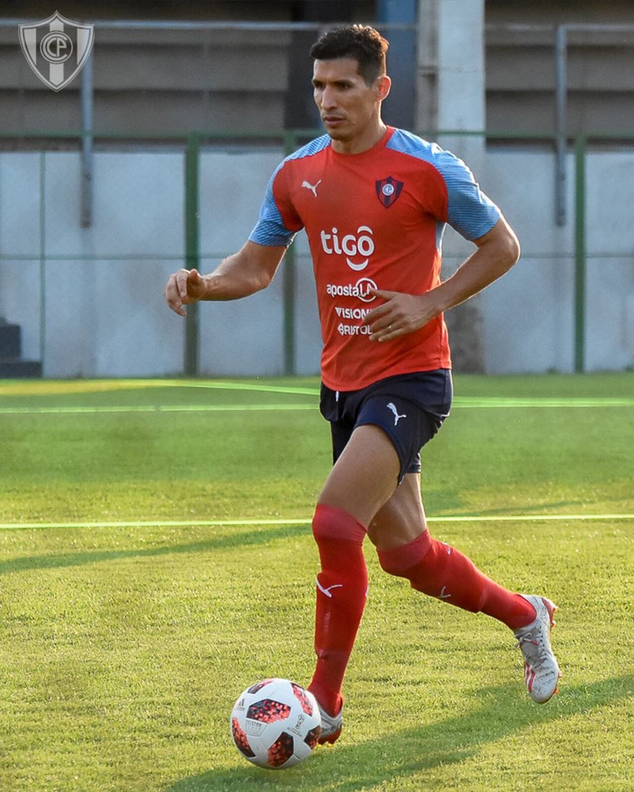 Cerro se prepara para el clásico. Foto: Club Cerro Porteño (Twitter)
