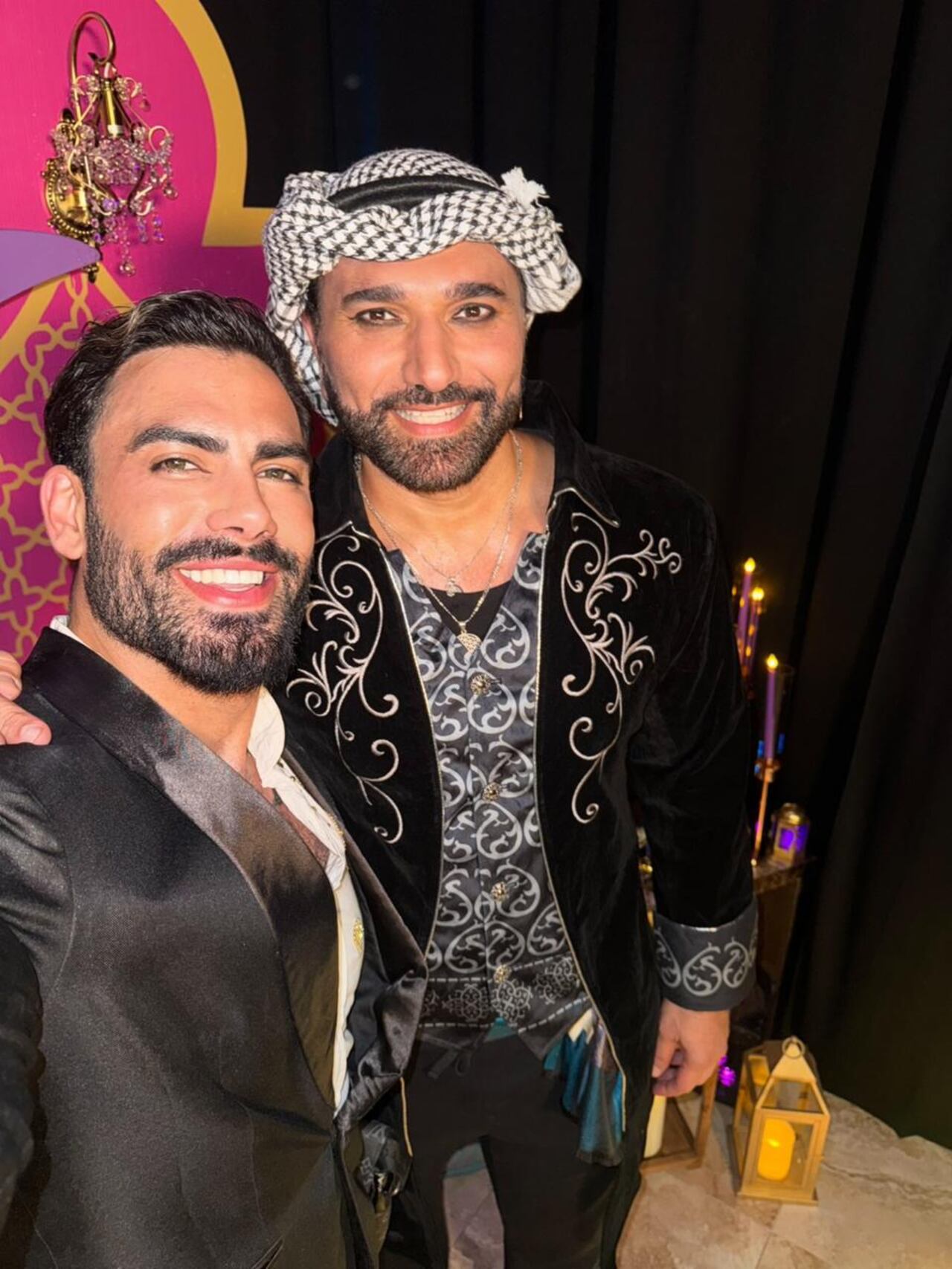 Marcelo junto a Carlos Mesber. Foto: Gentileza