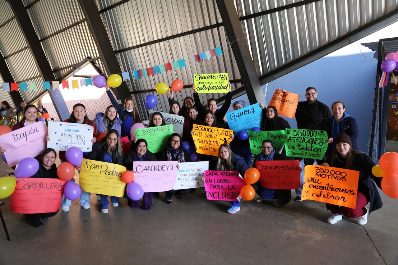 La Fundación Teletón alcanzó un hito en materia de atenciones en Coronel Oviedo. Foto: gentileza
