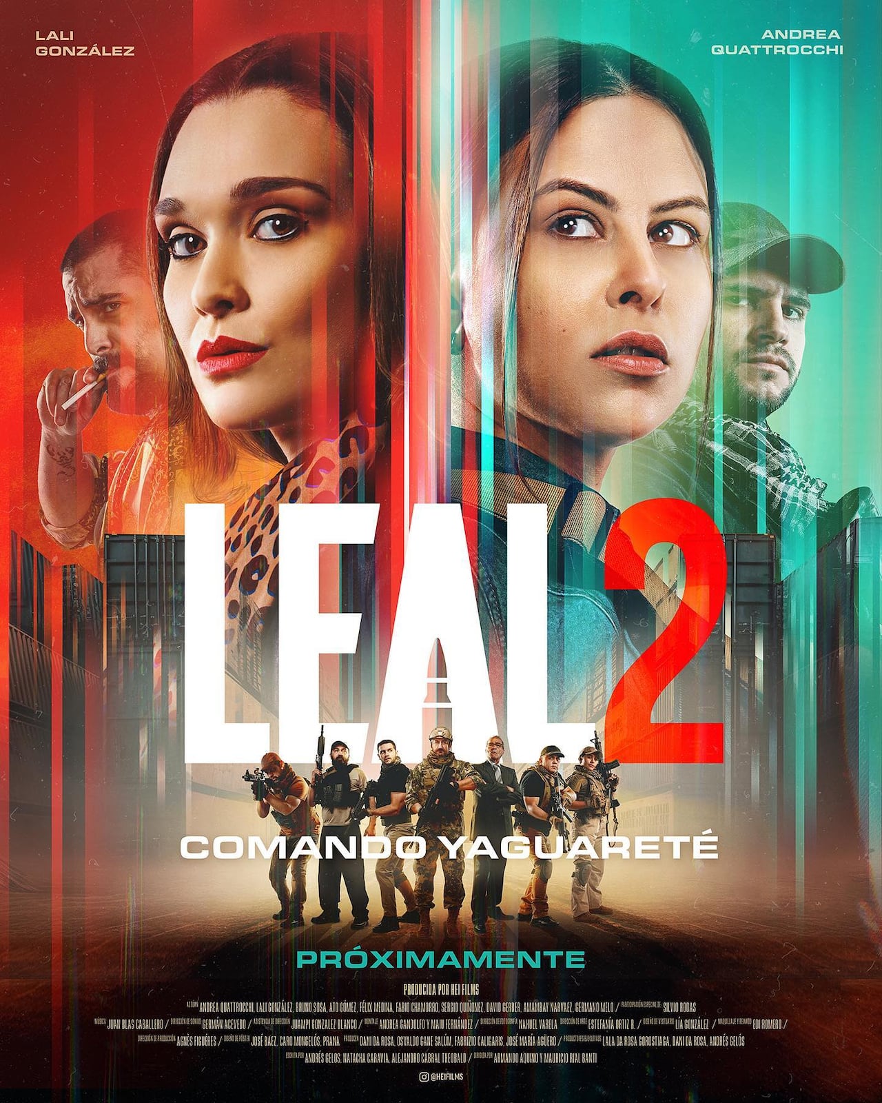Póster oficial de "Leal: Comando Yaguareté". Foto: Gentileza