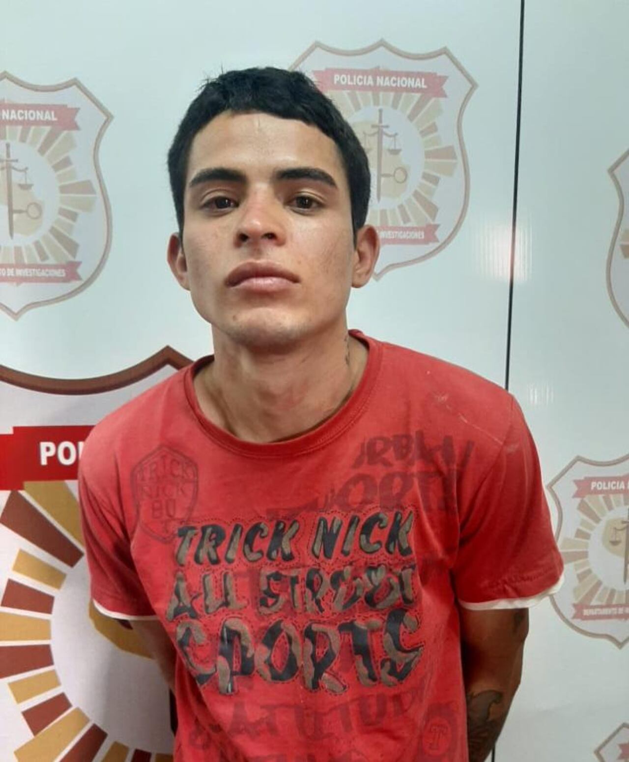 Junior David Villaba Ortiz fue detenido como presunto autor del crimen. Foto: Gentileza