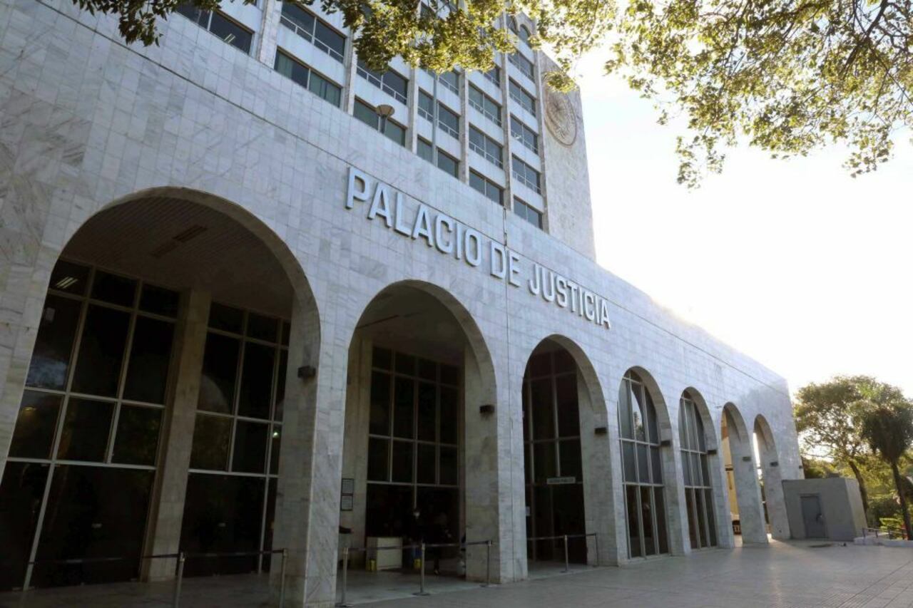 Sede del Palacio de Justicia en Asunción. Foto: @PoderJudicialPY