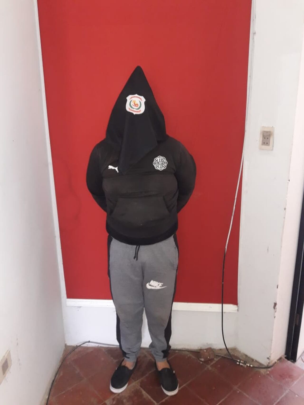 El presunto delincuente quedó detenido. Foto: Gentileza