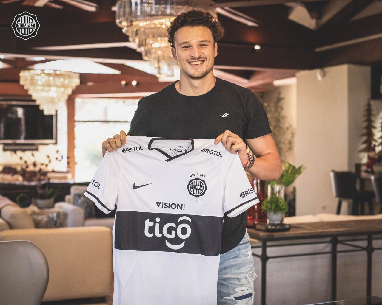 Facundo Bruera es nuevo jugador de Olimpia. Foto: Olimpia