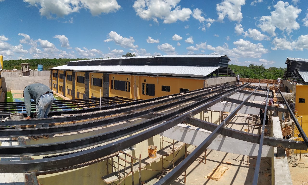 Nueva cárcel de Embosca superó el 80% de avance. Foto: MOPC