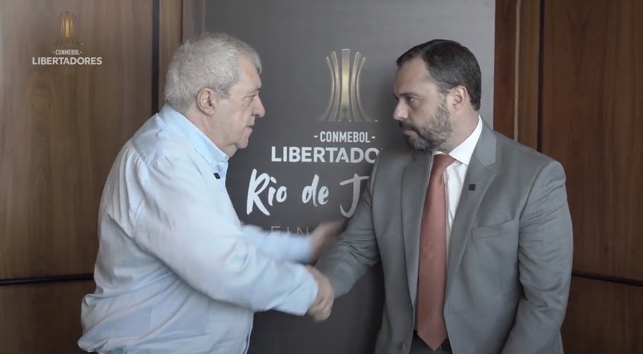 Mensaje de paz de los presidentes de ambos clubes. Foto: Captura.