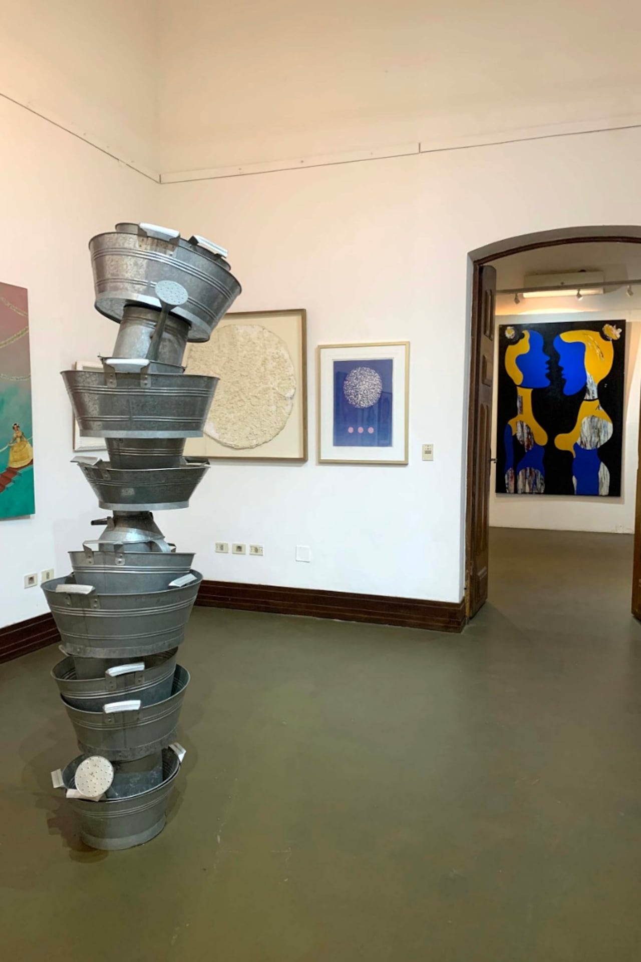 En la planta baja hay una colección de arte contemporáneo. Fot: CCR Cabildo