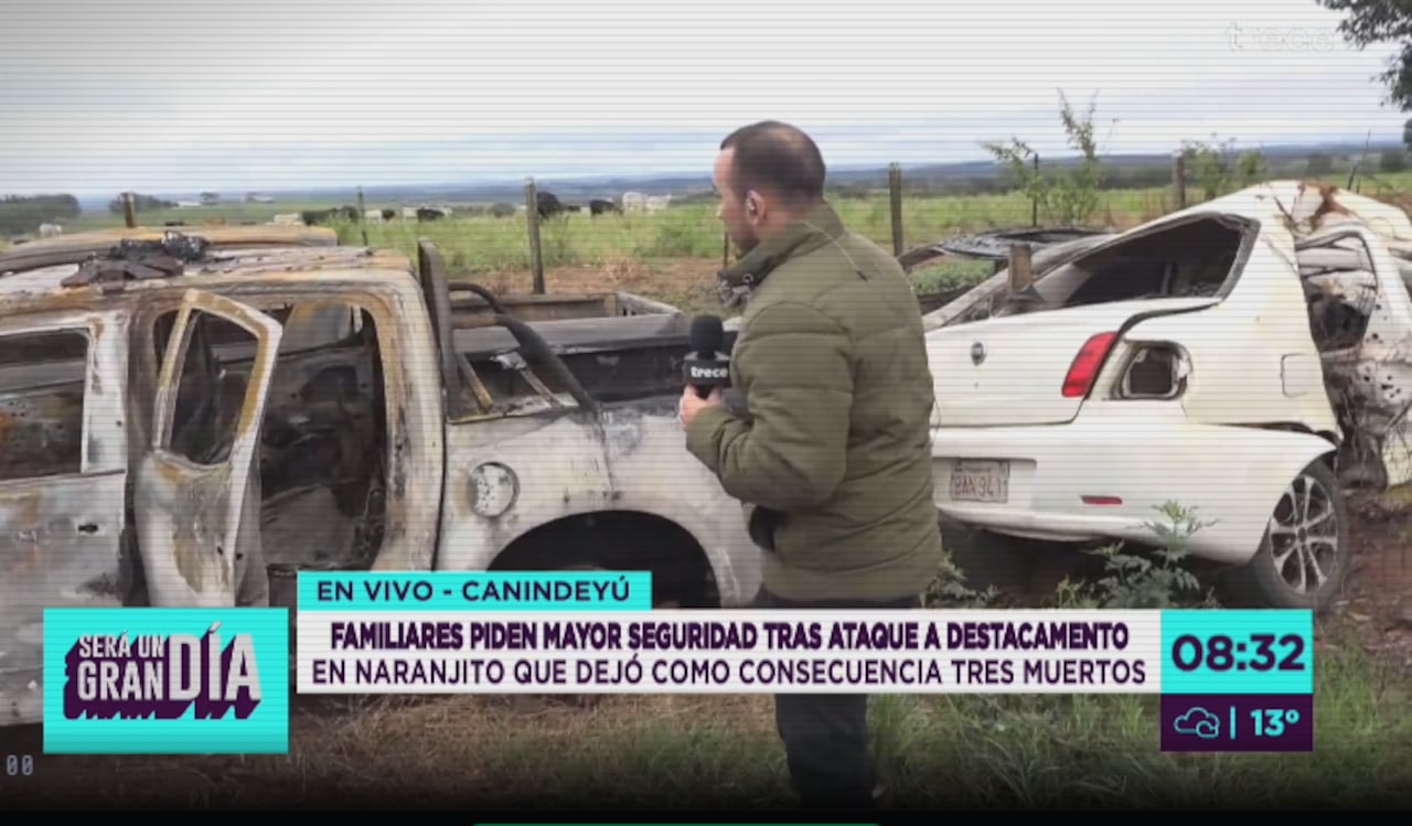 Usaron trapos para quemar los vehículos. Foto: Captura