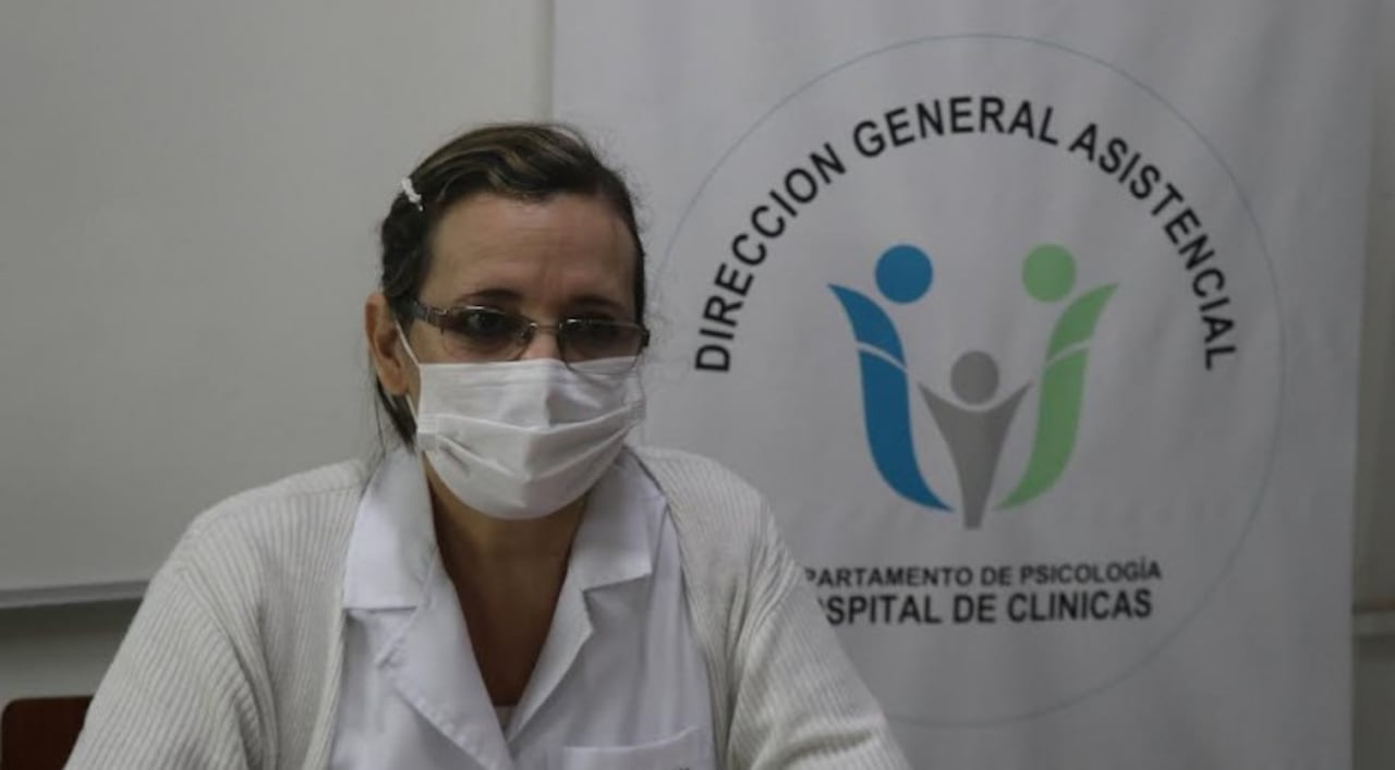 Dra. Lucía Valdez, jefa del Departamento de Psicología del Hospital de Clínicas. Foto: Clínicas