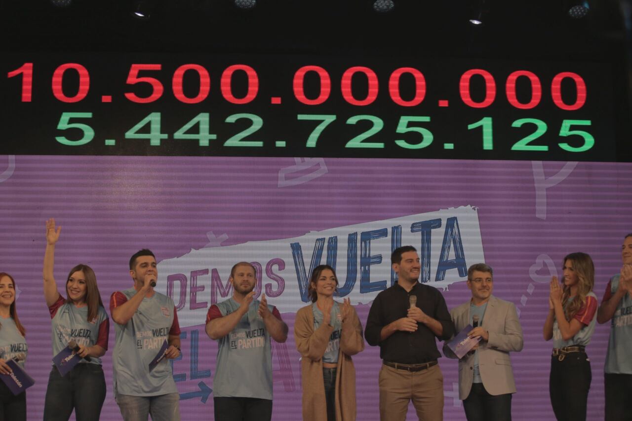 ¡Vamos que se puede! Teletón llega al 50% de la meta. Foto: Gentileza