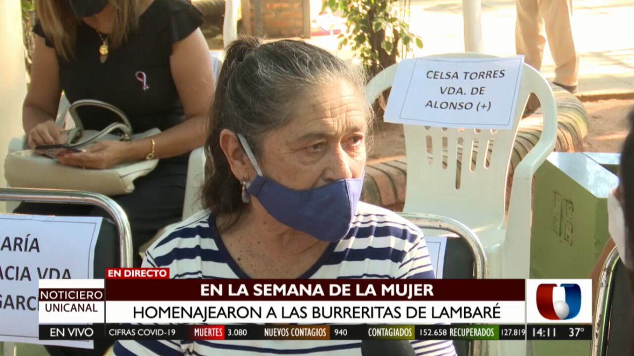Andresa Torres trabajó como burrerita desde los nueve años. Foto: Captura de video.